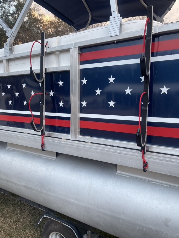 Pontoon Boat Wide Ski Solution with Storage Rack