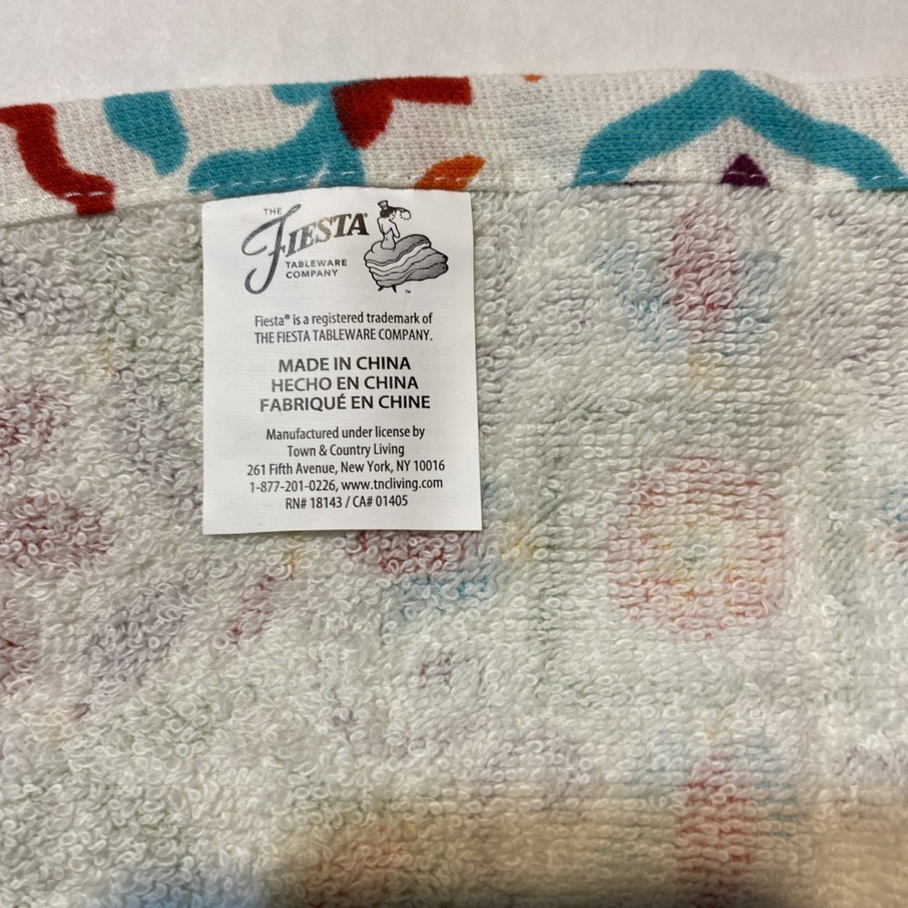 Fiesta Wall Tiles Kitchen Towel Set, Multicolor, 2 Piece
