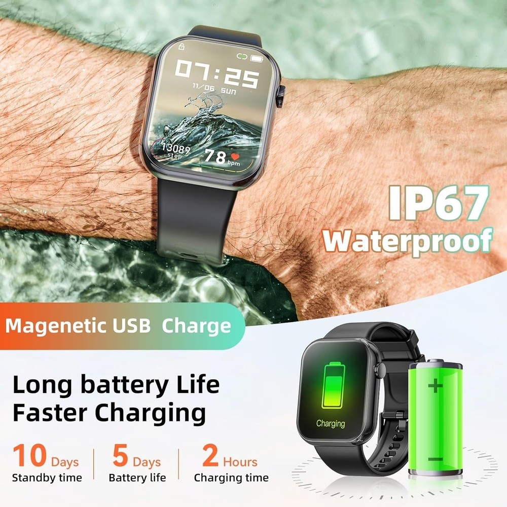 Reloj Inteligente de Mujer Hombre para Iphone Apple Samsung Android y Bluetooth