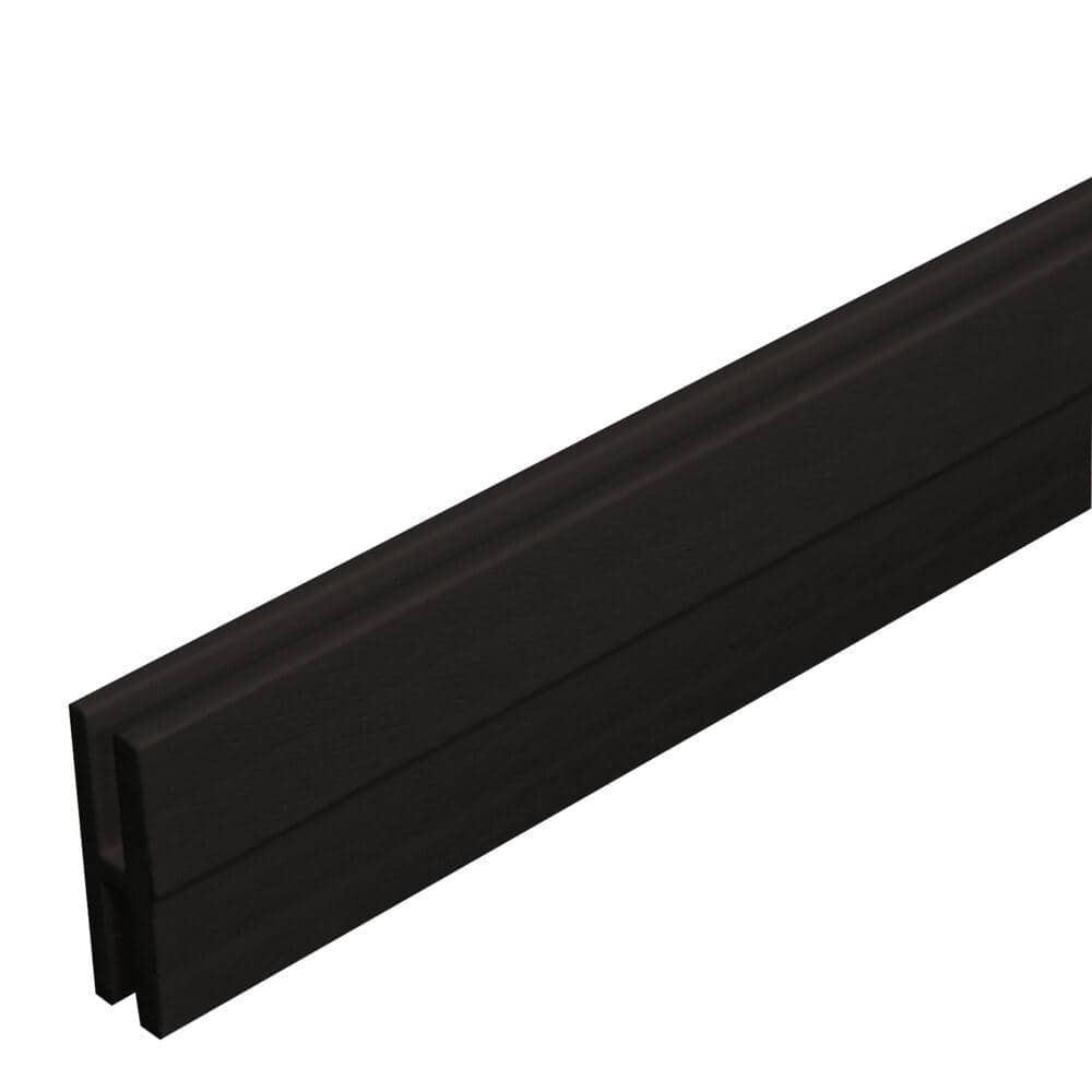 4 Ft. Black Vinyl Lattice Divider (2-Pack)