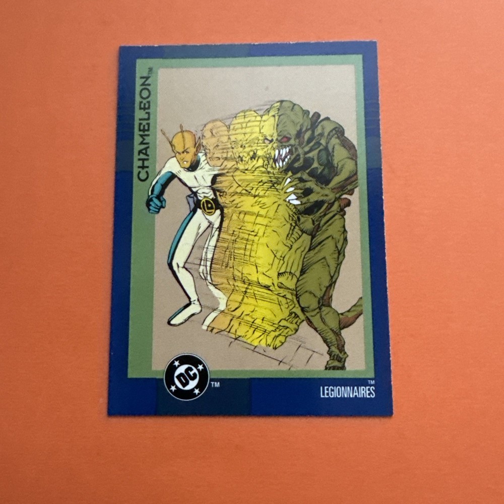 Skybox 1993 DC Flashback Card 87, Legionnaires, Chameleon, DC Comics