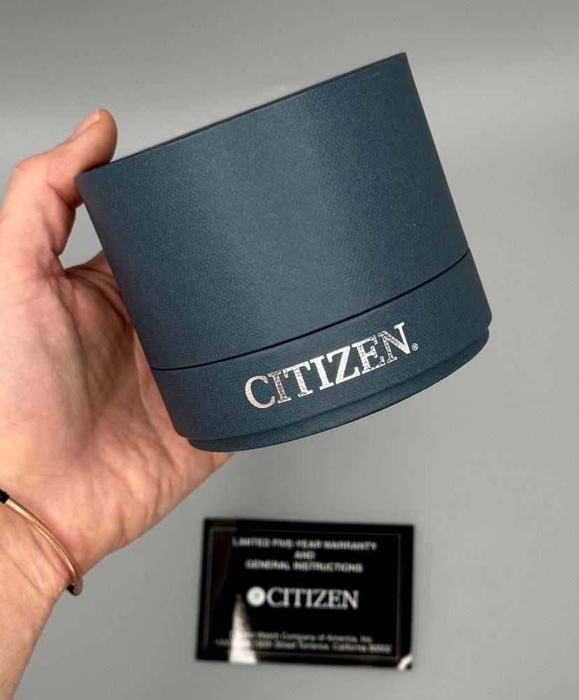 ⭕️ CITIZEN EMPTY PRESENTATION DISPLAY STORAGE BOX & MANUAL/WARRANTY
