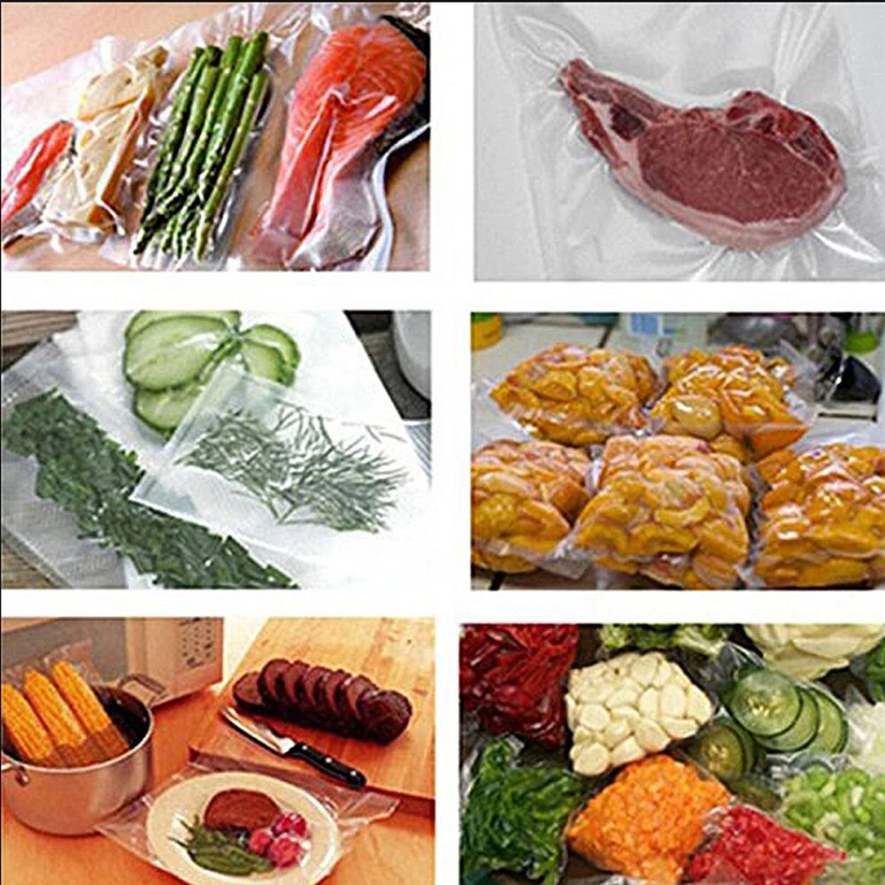 11"x50' Food Saver Vacuum Sealer Bags Rolls 4Mil Embossed FoodSaver Storage Bags