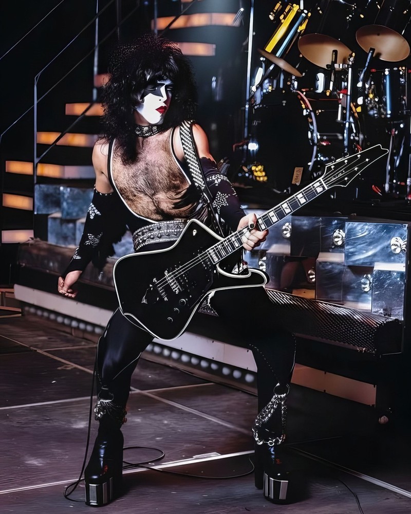 Paul Stanley KISS  8x10 Reprint