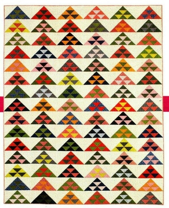 Pomegranate Mountain Quilt Pattern Pieced SM