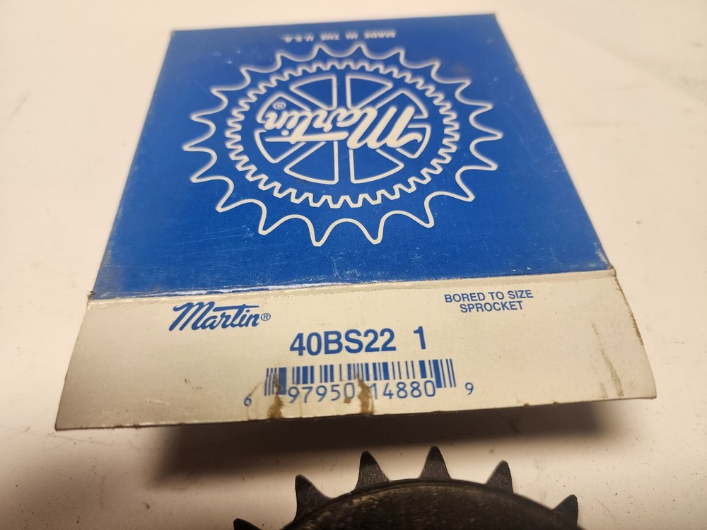 Martin 40BS22 1 Sprocket with 1" Bore.