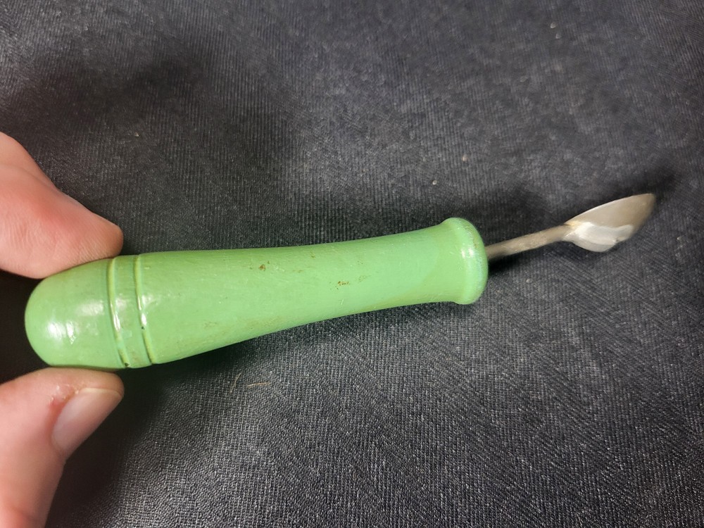Antique, Green Handled, Melon Baller