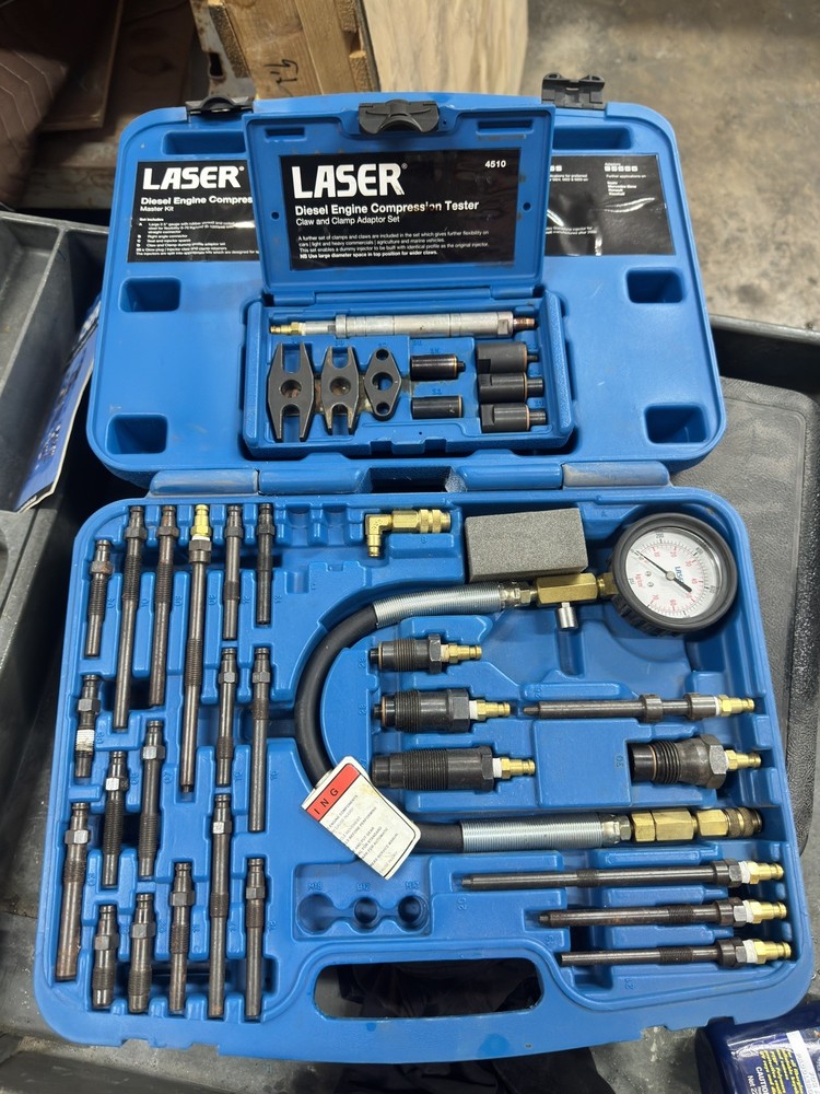 Laser Tools Diesel Engine Compression Master Test Kit 4510(LIKE NEW)