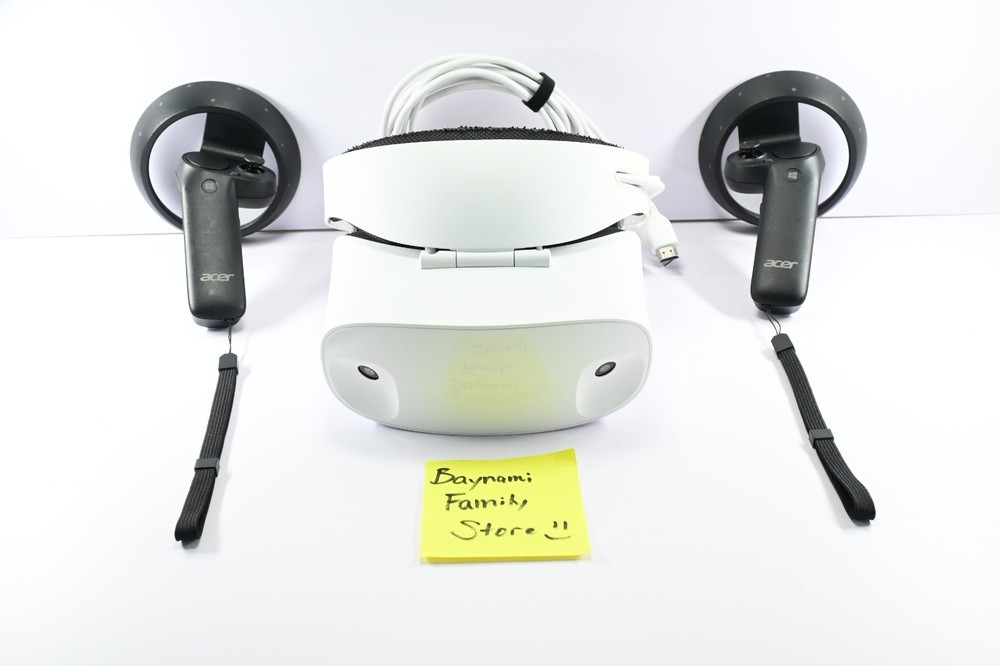 Dell Visor Mixed Wireless Virtual Reality Gaming Headset VR SET + 2x Controllers