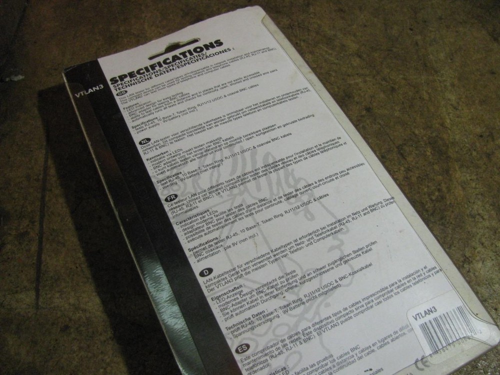 Velleman Lan Tester VTLAN3 Modular Cable Tester