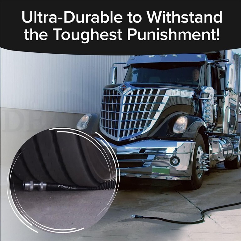 Pocket Hose Silver Bullet 50 ft Turbo Shot Nozzle Multiple Spray Garden Hose