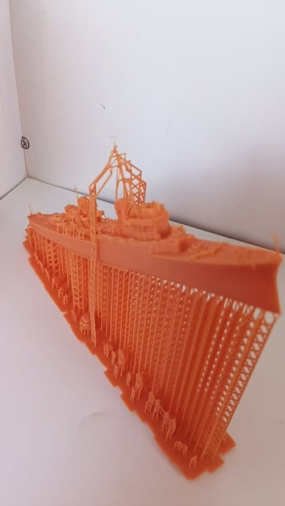 3D Printed 1/700 Roman Commander Class Large Destroyer Unpainted Model Kit-