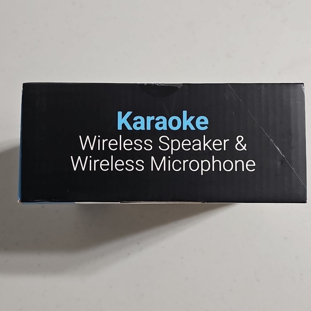 CJ Tech Karaoke Wireless Speaker & Wireless Microphone, Bluetooth