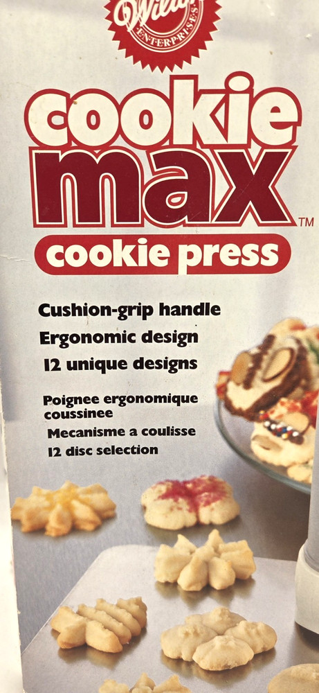 Wilton Cookie Max Cookie Press - 12 Assorted Design Discs