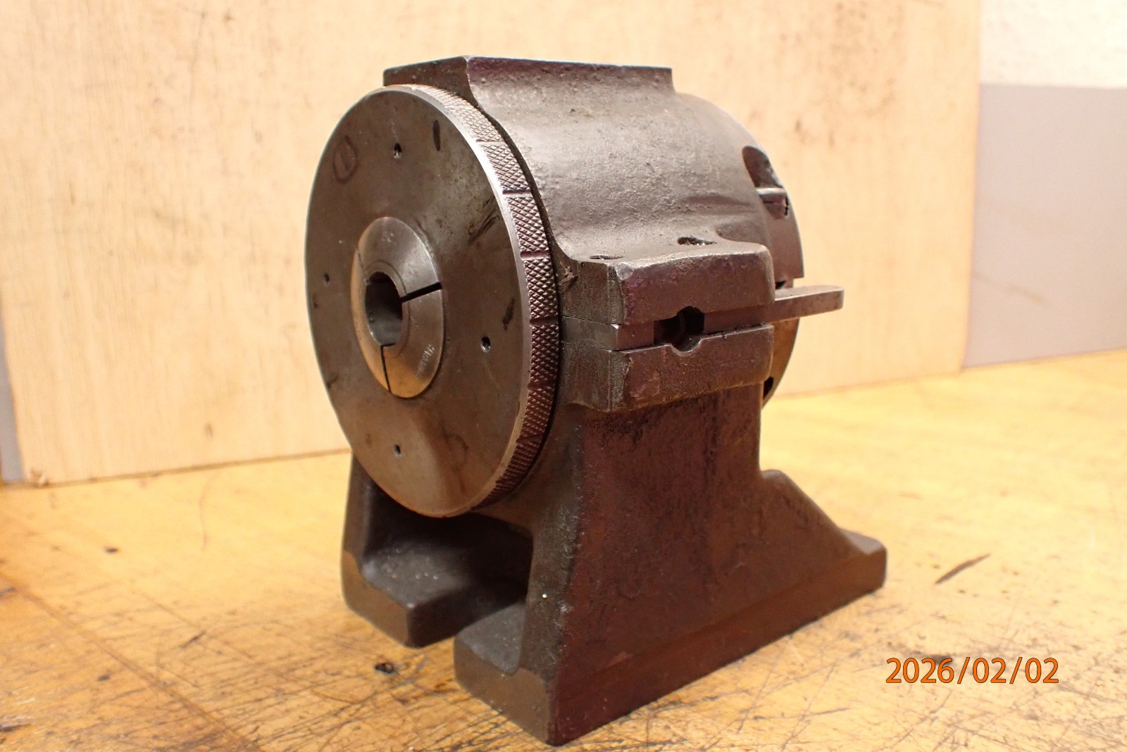 LOT BR45K:  KALAMAZOO INDUSTRIES 5C COLLET INDEX FIXTURE W/ DRAW BAR