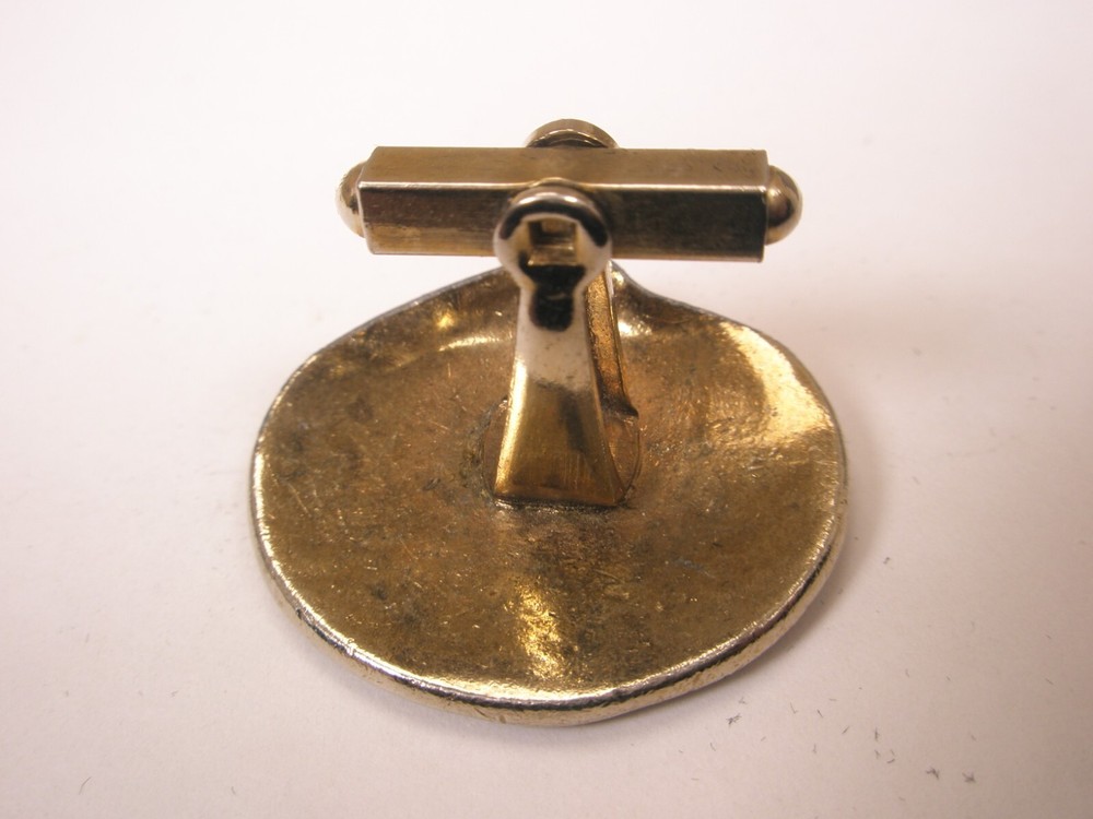 Clam Shell Fish SINGLE Vintage Cuff Link replace lost/broken zi21