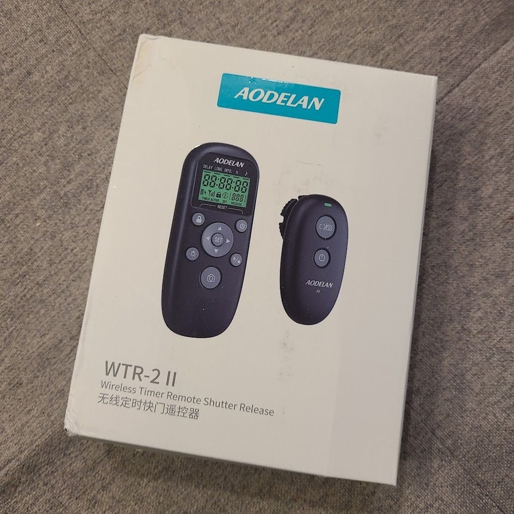 AODELAN Sony Cameras Rechargeable Timer Shutter Release Remote Control with LCD