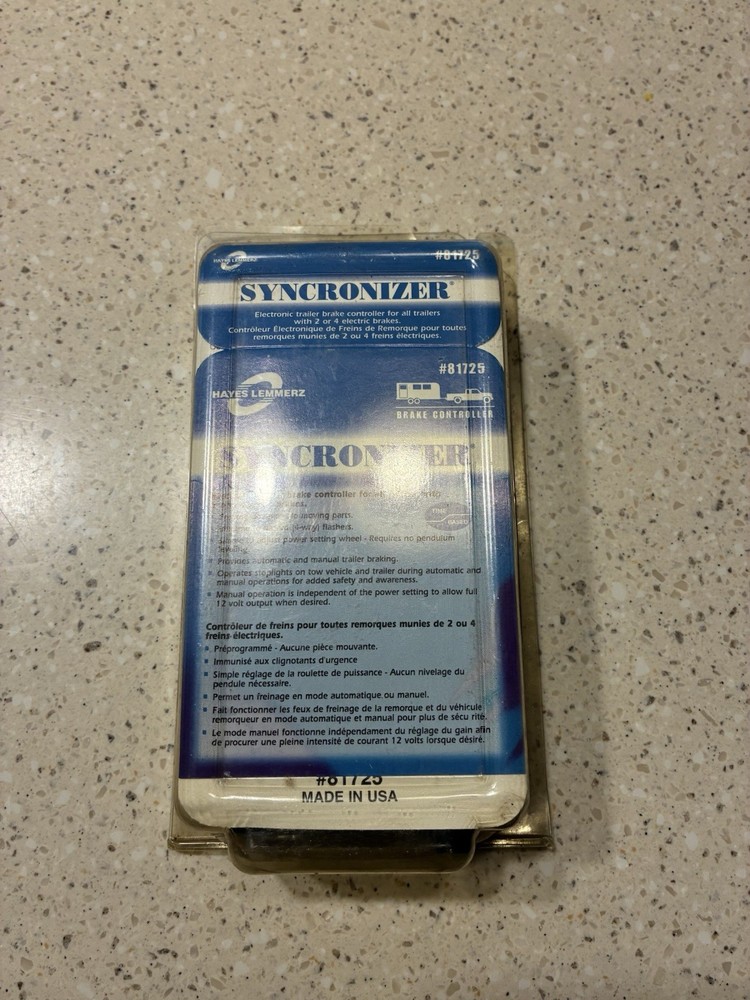 Hayes Towing Electronics 81725 Synchronizer Trailer Brake Controller New In Box
