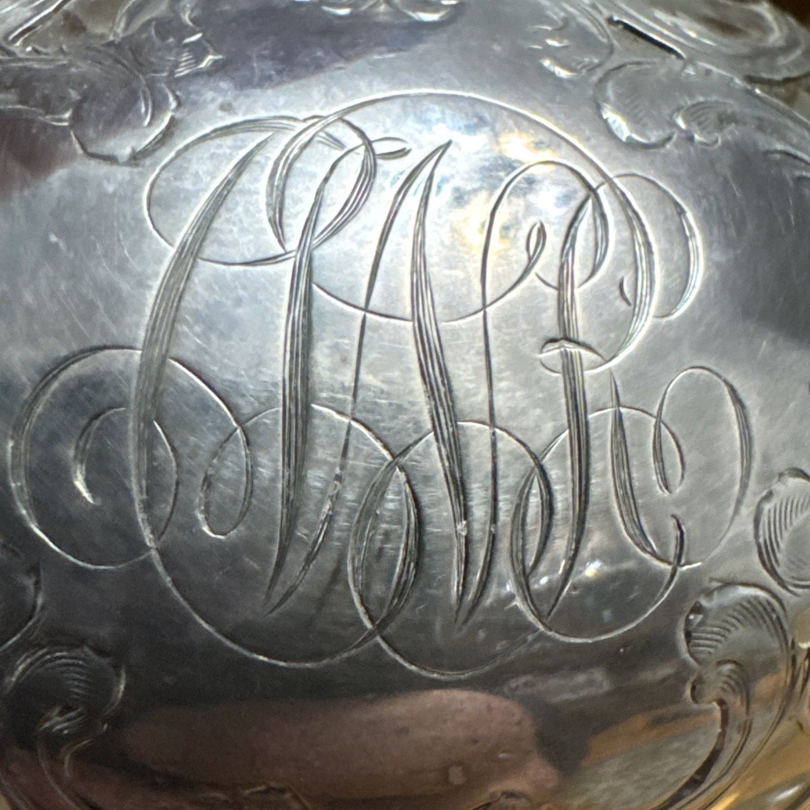 Antique Silver 999 100g Overlay Crystal Decanter /Webster Sterling Tray Unique!