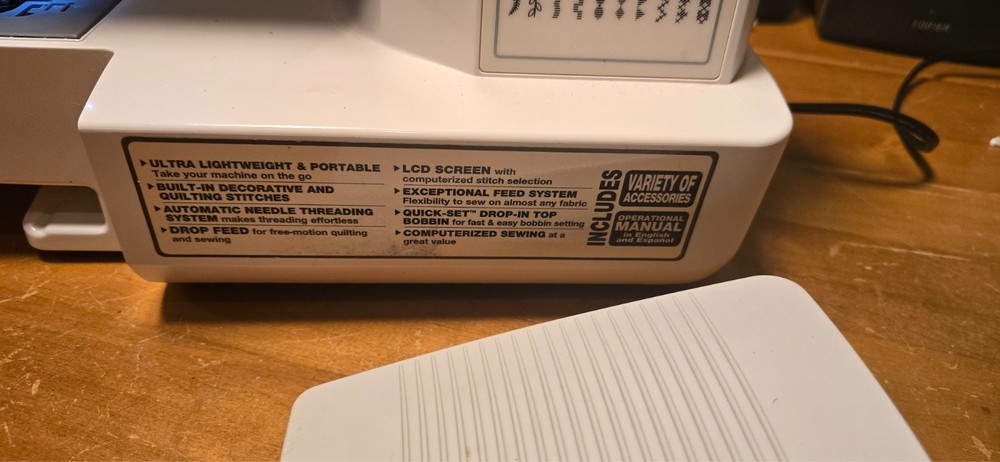 Brother CE-5000PRW Project Runway Sewing Machine – Error E1 – Untested