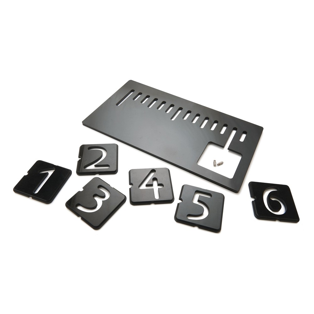 WOODRIVER Growth Chart Router Jig