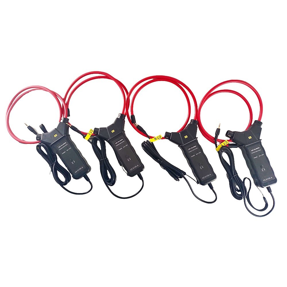 Three Phase Power Quality Analyzer with Current Clamp 10A～6000A USB Interface