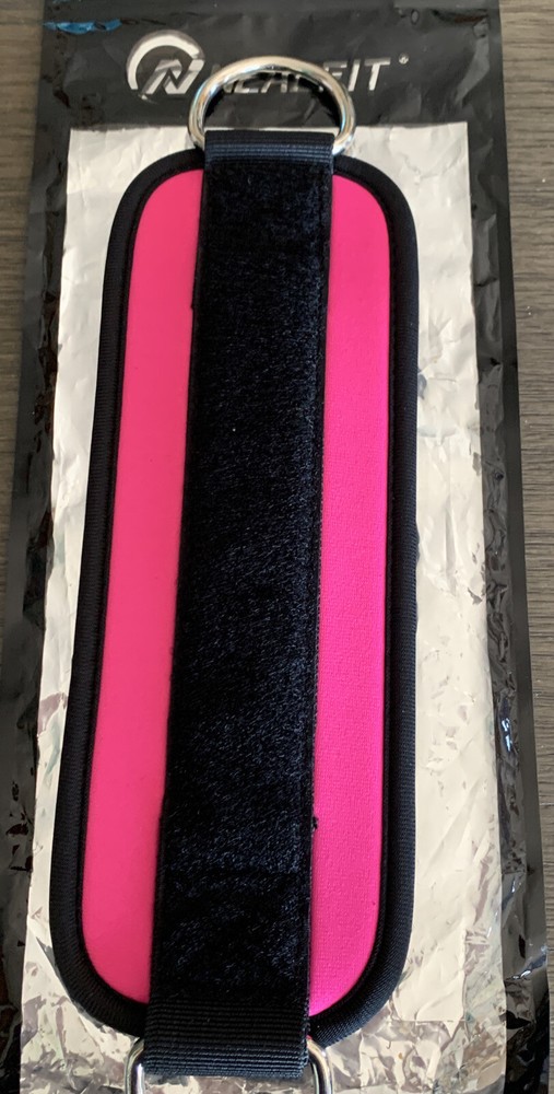 NEALFIT Ankle Strap for Workouts Pink Single Strap