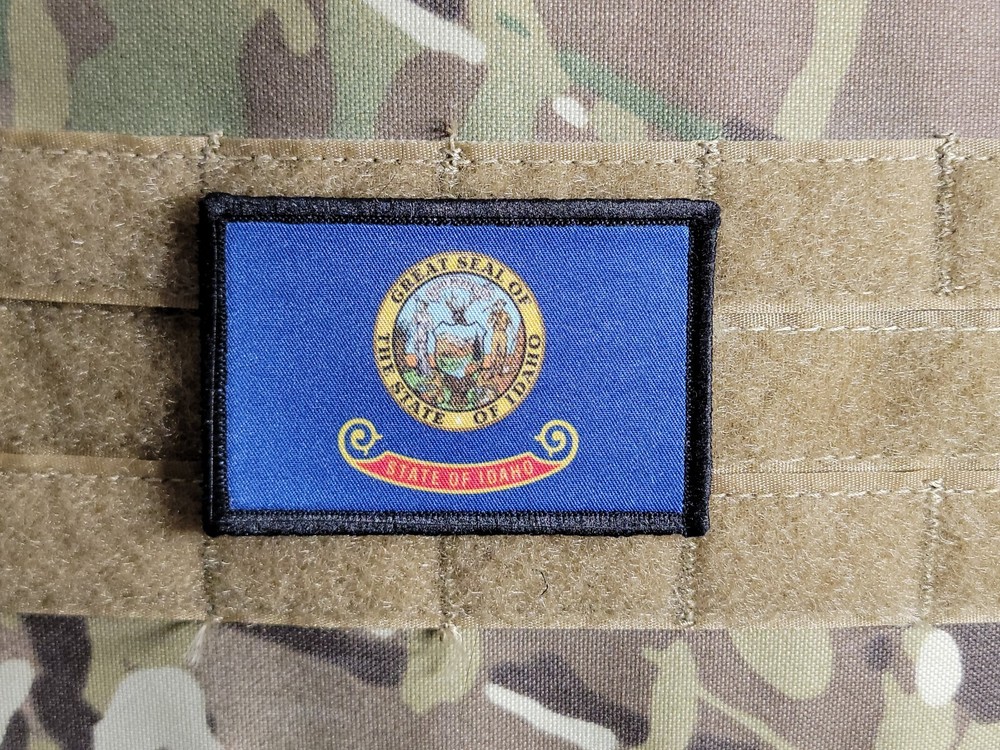 Idaho State Flag Tactical hook Military Morale Patch