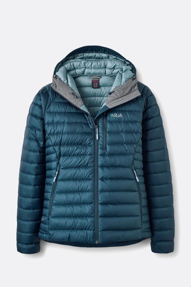 Rab Microlight Alpine Women's Winter Jacket, Tempest Blue, X-Small