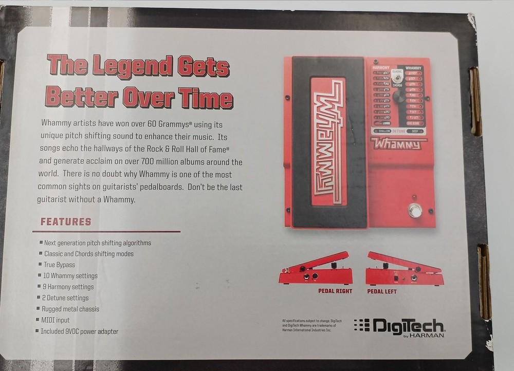 DIGITECH WHAMMYV-01 Pedal