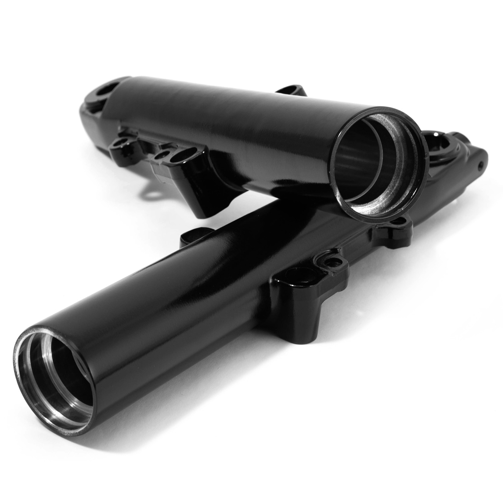 Fork Sliders Lower Legs for Harley Touring Road King Electra Street Glide Black