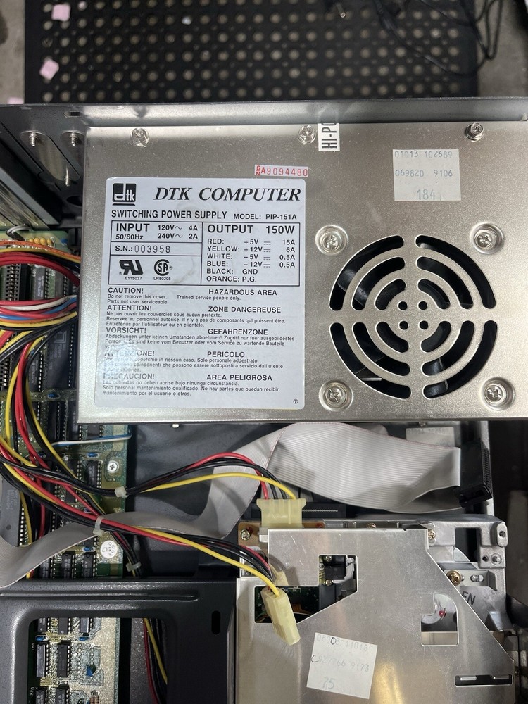 DTK COMPUTER SHO TRONICS TURBO JET 88-10 DATA-1000 CLONE COMPUTER