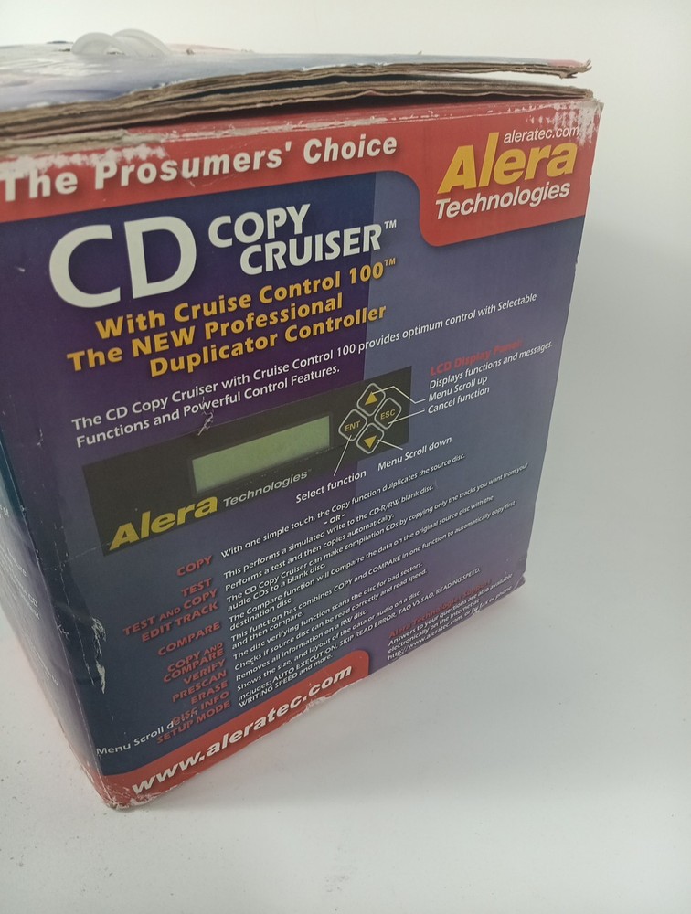 Aleratec Copy Cruiser 1:1 CD Duplicator Copier Burner NEW OPEN BOX