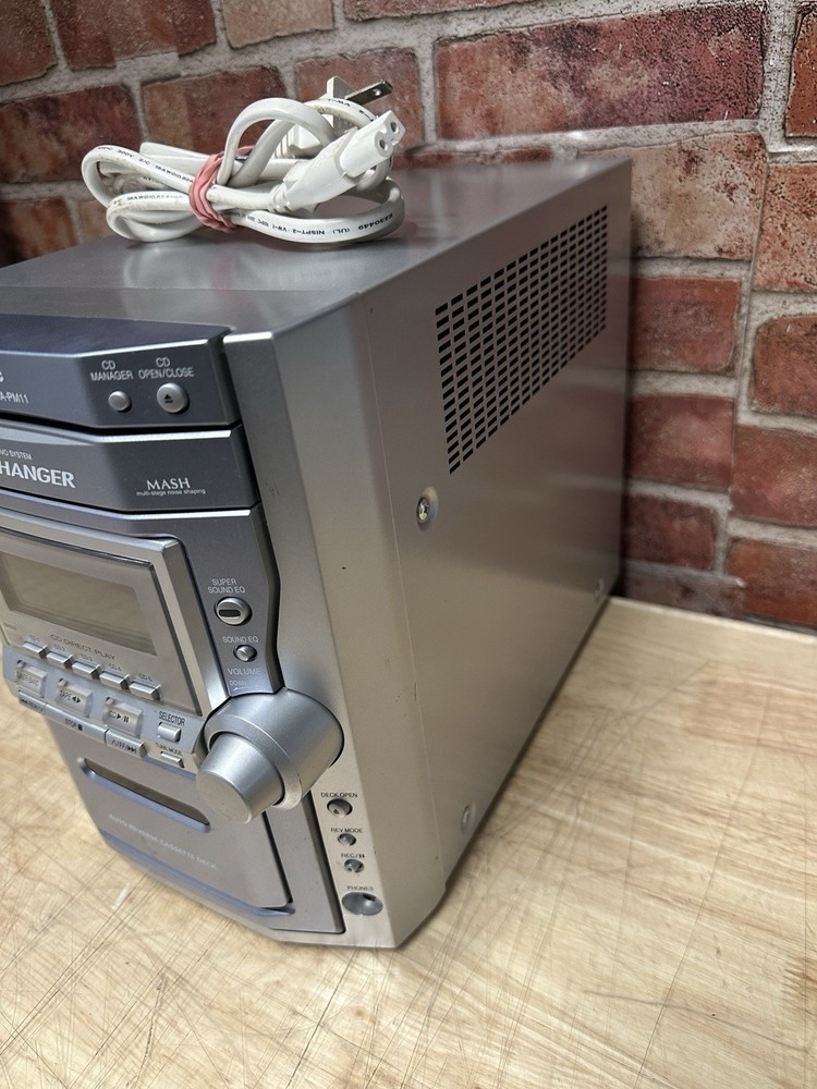 Panasonic SA-PM11 5 CD Changer/Cassette Stereo System Only