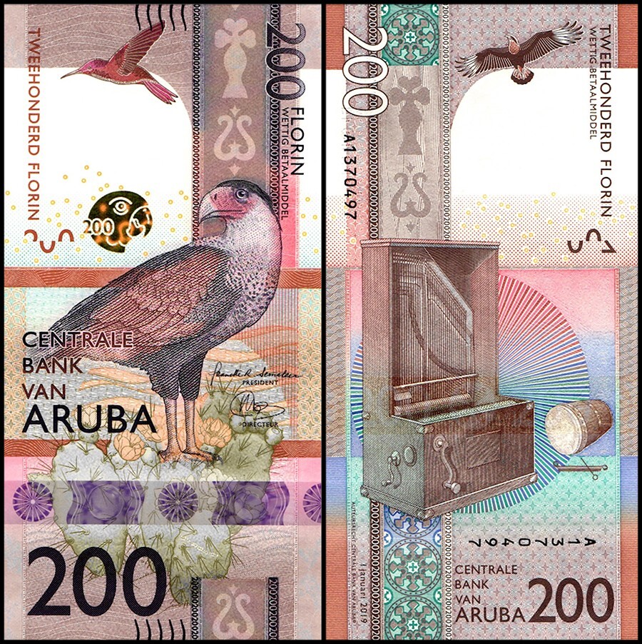 Aruba 200 Florin, 2019, P-25, UNC