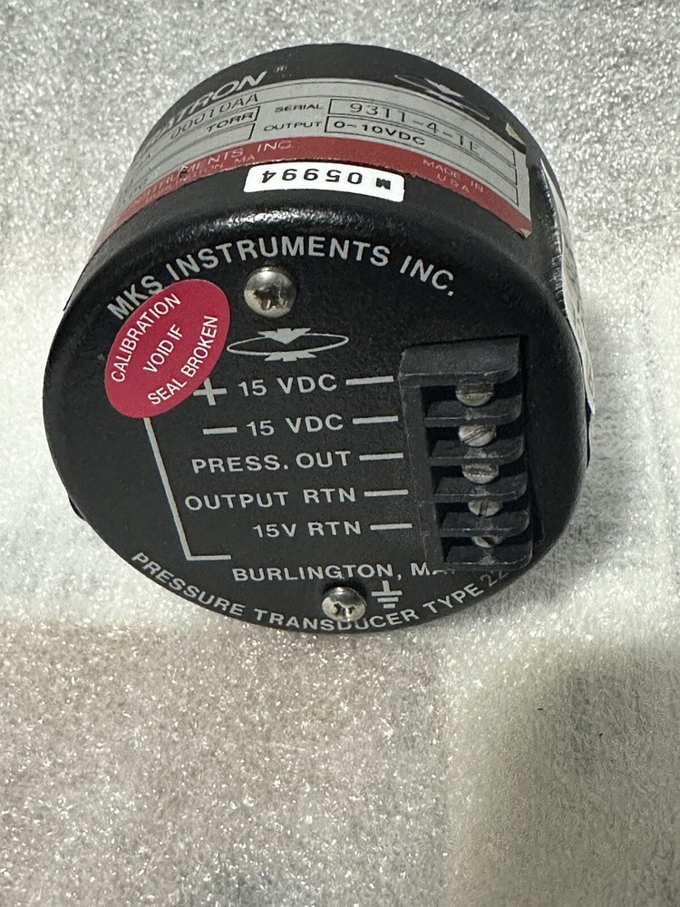 MKS BARATRON TYPE 222BA-00010AA 10 Torr