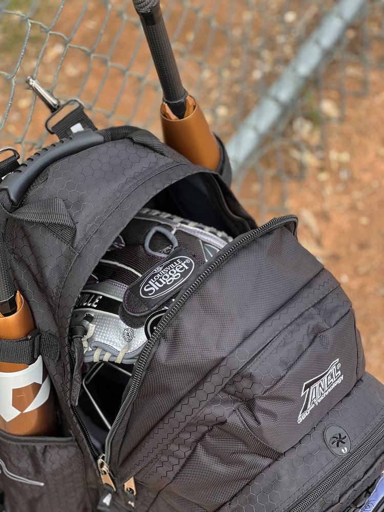 Tanel 360 Bat Pack Baseball/Softball Backpack Bag - Navy