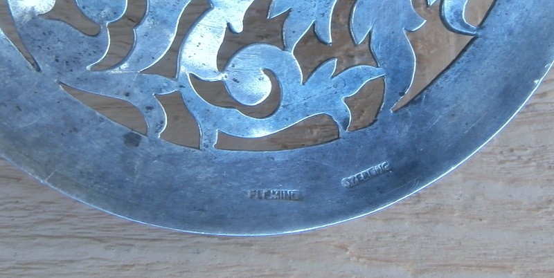 Fleming Sterling Silver Filagree 3 in. Saddle Horn Cap