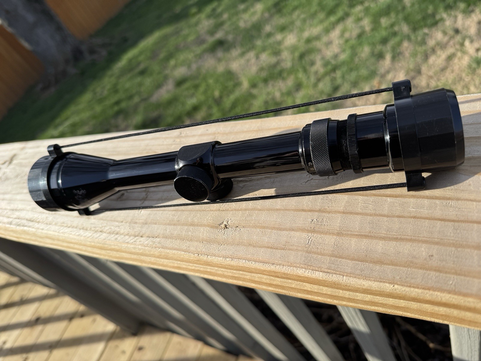 Vintage Redfield 3x-9x Fine Crosshair w/ Center Dot Gloss Rifle Scope USA Made