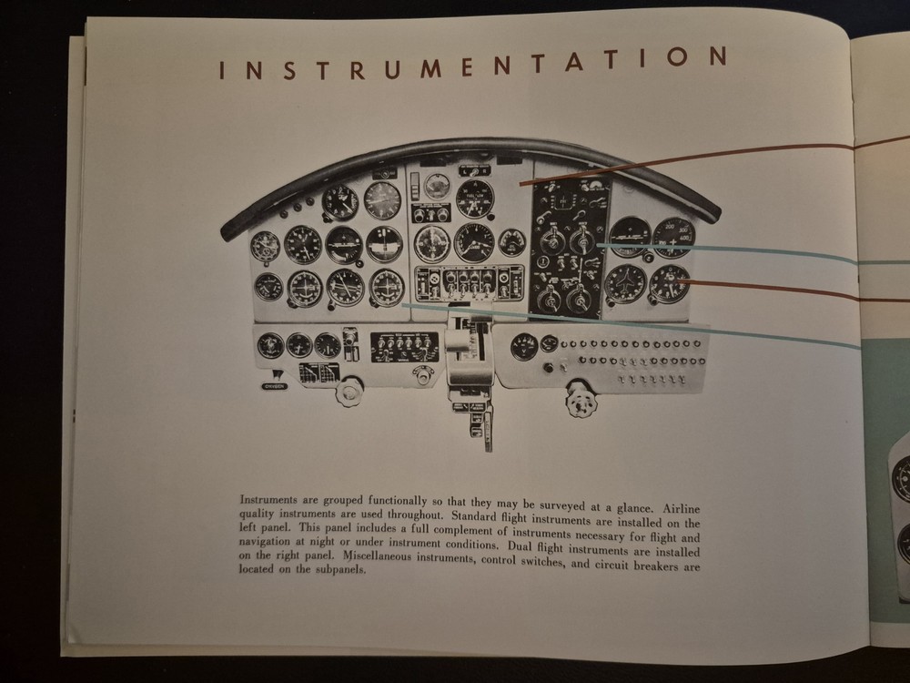 Original Beechcraft MS760 Brochure Will Be Professionally Packaged