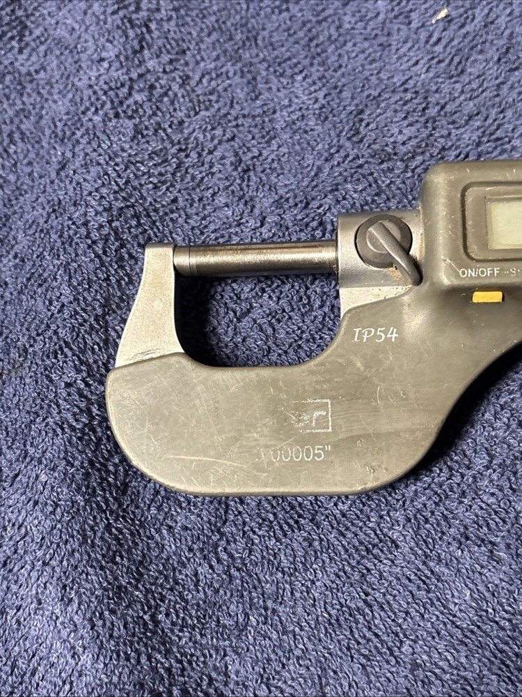 Fowler IP54 Micrometer, .00005″!! UNTESTED! B3