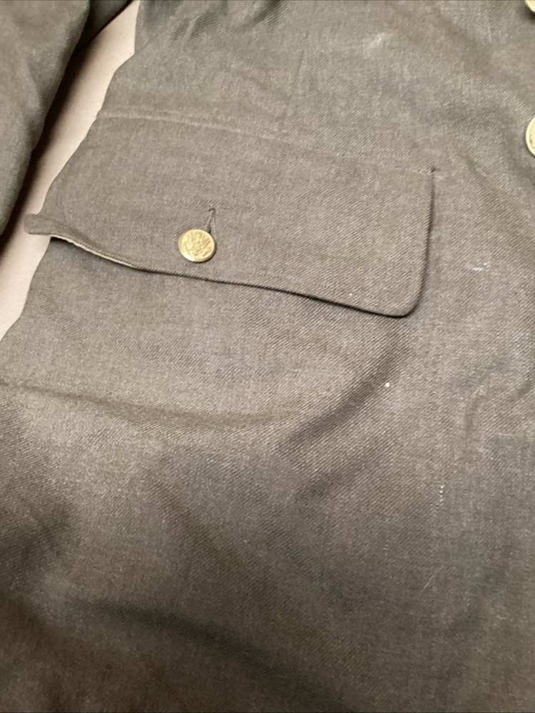 Vintage WW2 Class A Dress Jacket US Army 38R