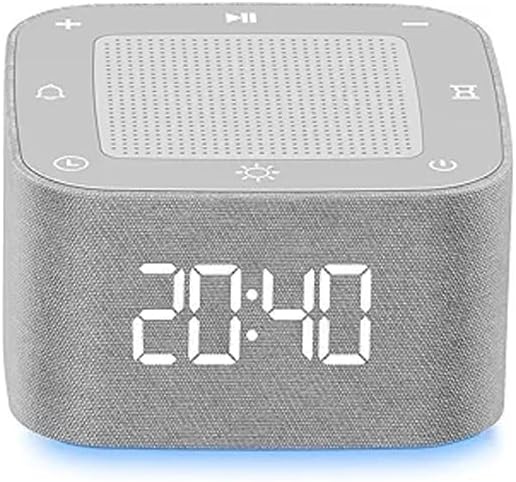 Smart White Noise Machine with Bluetooth & Digital Clock 32 Sounds for Sleep