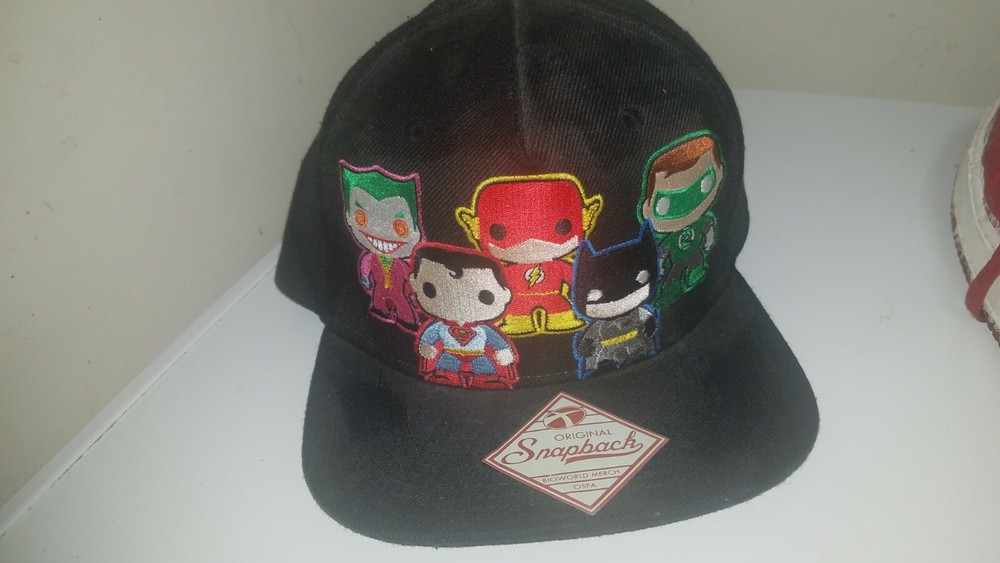 New FUNKO POP! DC Comics Snapback Hat Cap Flash Superman Batman Joker