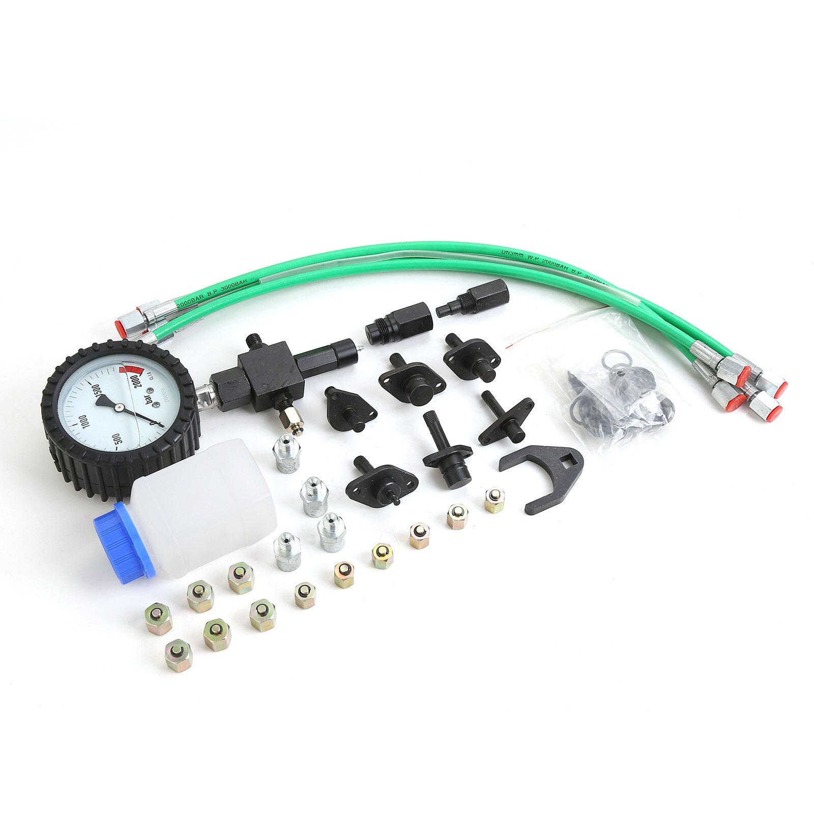 Master Common Rail Diesel High Pressure Tester Kit + Injector Pipe Blanks