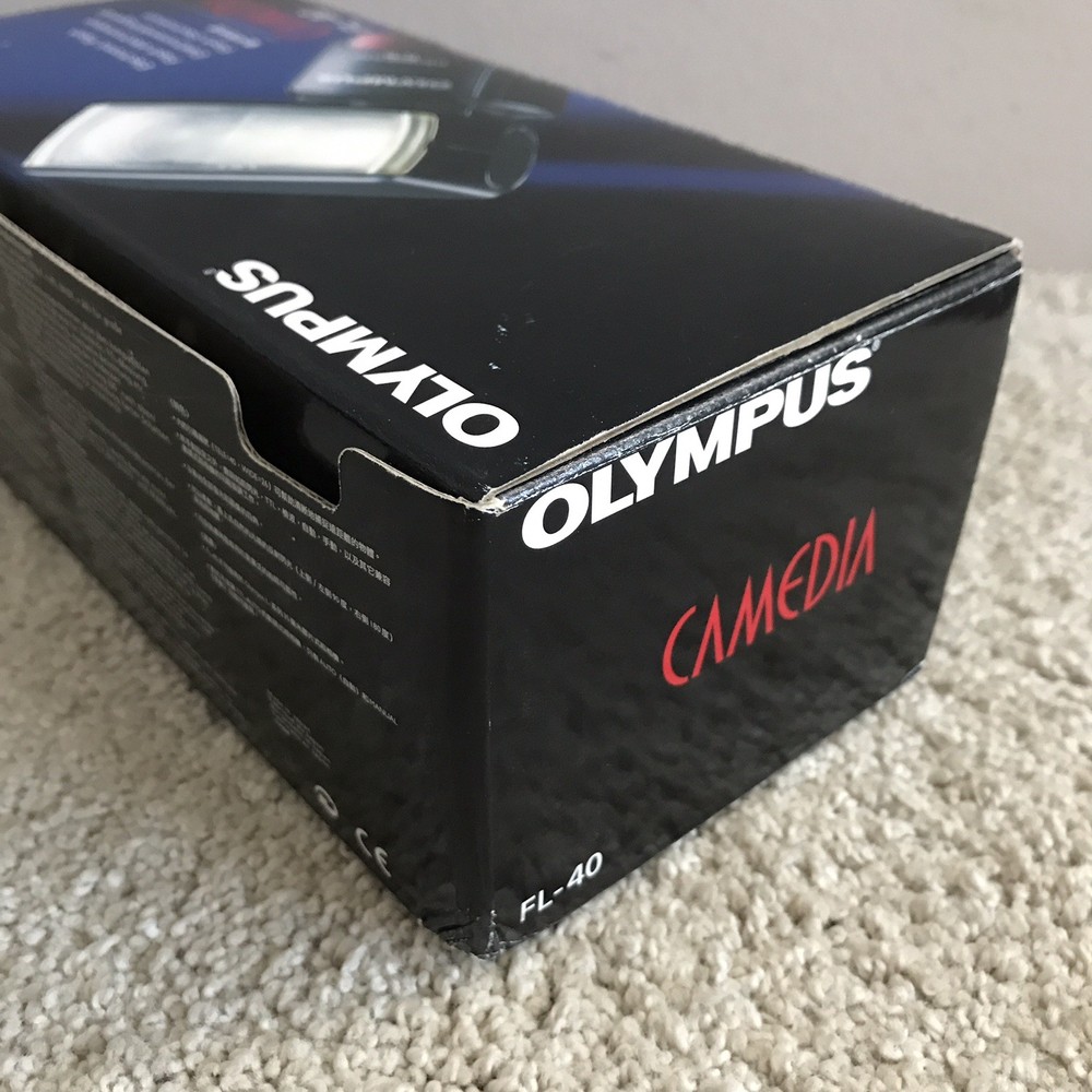 Olympus FL-40 Electronic Camera Flash Unit New In Open Box