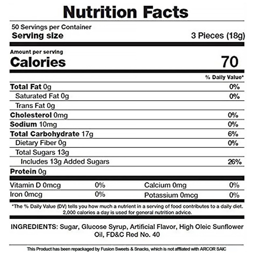 Cinnamon Discs Hard Candy - Bulk 2 Pounds Individually Wrapped Red Cinnamon C...