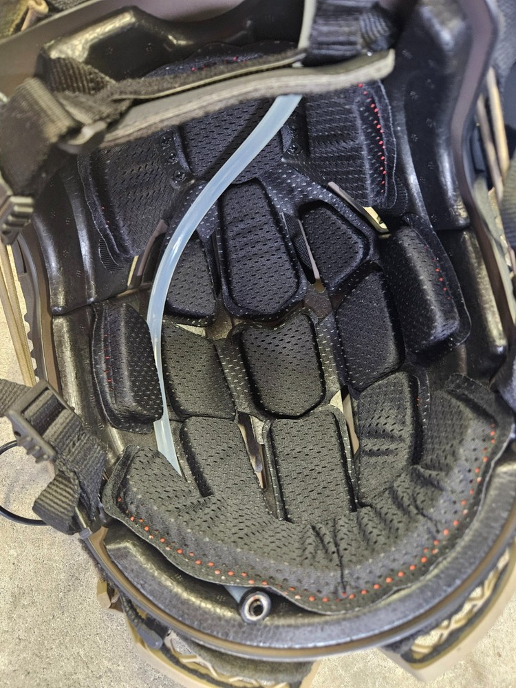 FMA Caimen helmet, Goggles, ExFog device, pouch and light - Bundle