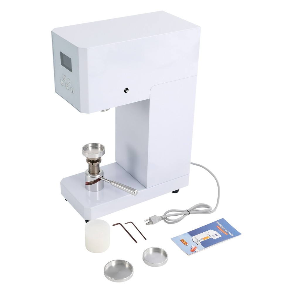 Automatic Pop Can Sealing Machine Can Sealer Container Plastic Bottles W/Counter
