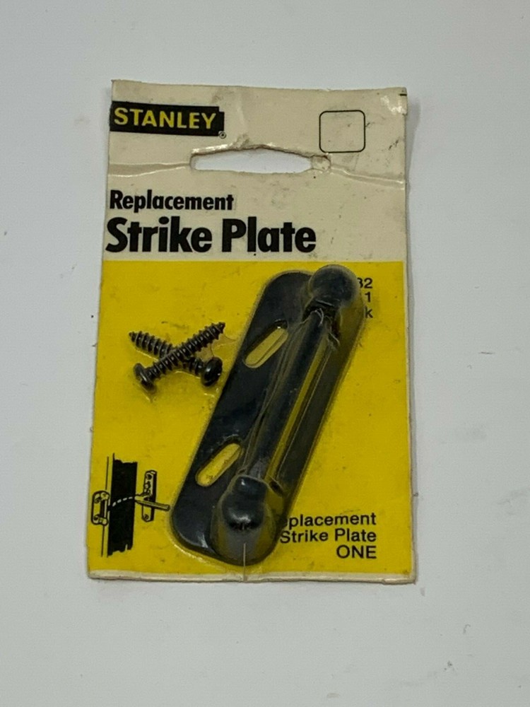 Stanley Black Replacement Strike Plate 74-8332